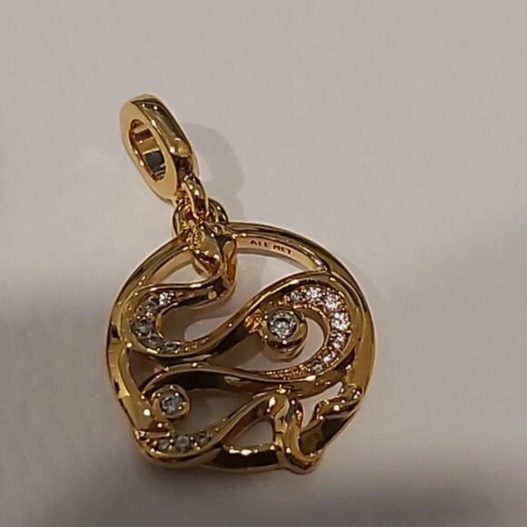 Authentic PANDORA *RETIRED* Pandora ME Pavé Snake Medallion 762301C01 - RARE - Picture 7 of 12